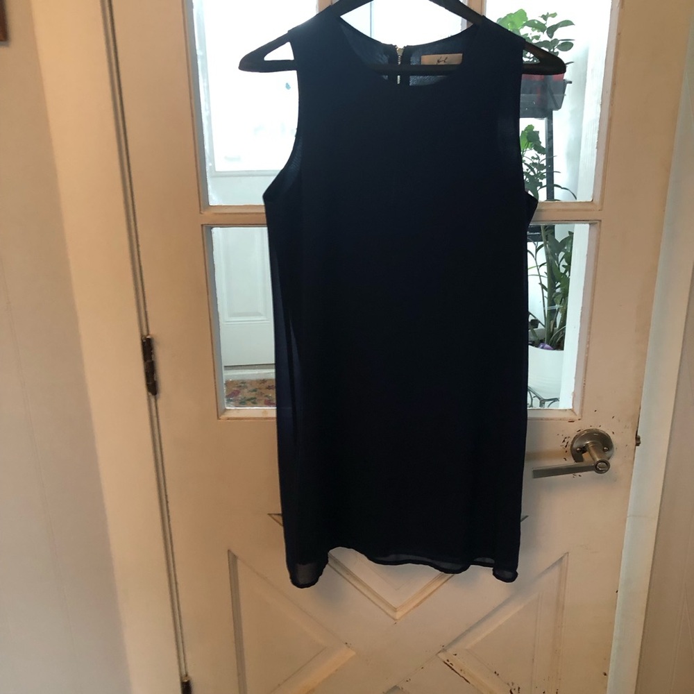 Navy sheath dress